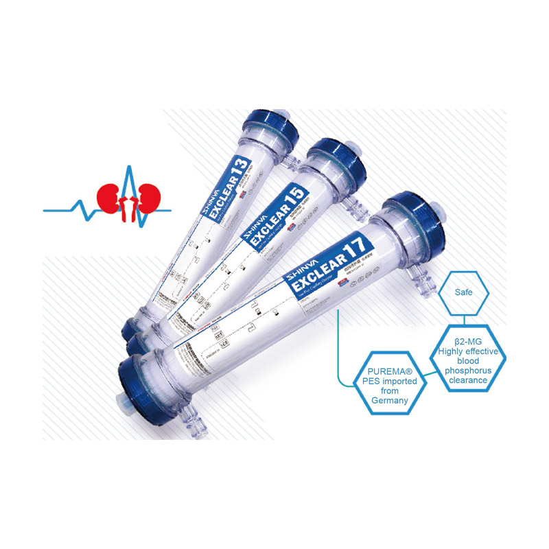 EXCLEAR Series Low-Flux Capillary Dialyzer