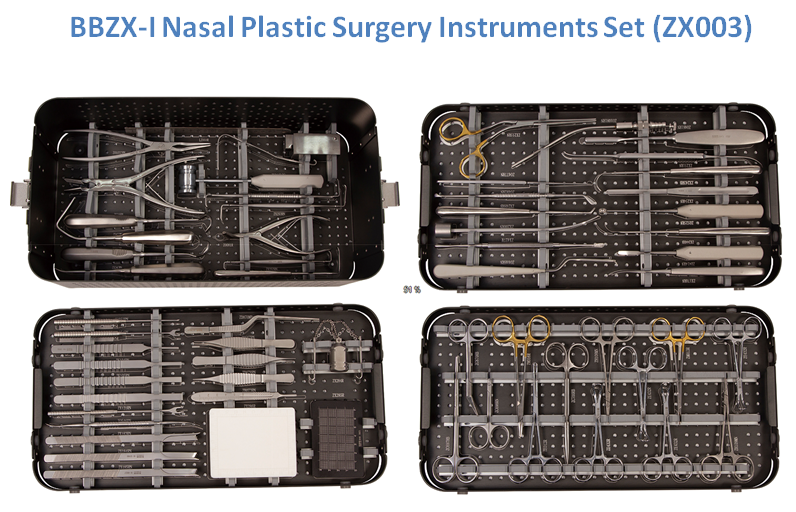 BBZX-I Nasal Plastic Surgery Instruments Set  ZX003