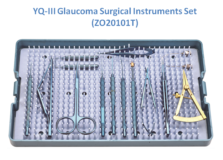 YQ-III Glaucoma Surgical Instruments Set  ZO20101T