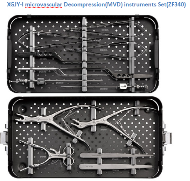 XGJY-I micro vascular Decompression MVD instruments Set ZF340