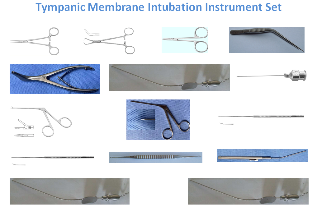 Tympanic Membrane Intubation Instrument Set