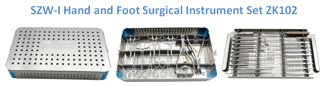 SZW-I Hand and Foot Surgical Instrument Set ZK102