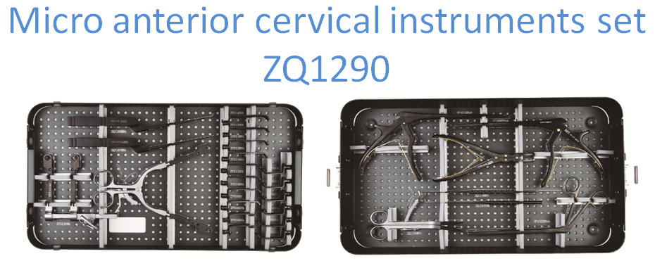 Micro anterior cervical instruments set ZQ1290