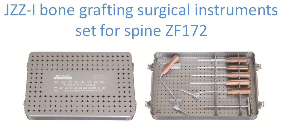 JZZ-I bone grafting surgical instruments set for spine ZF172