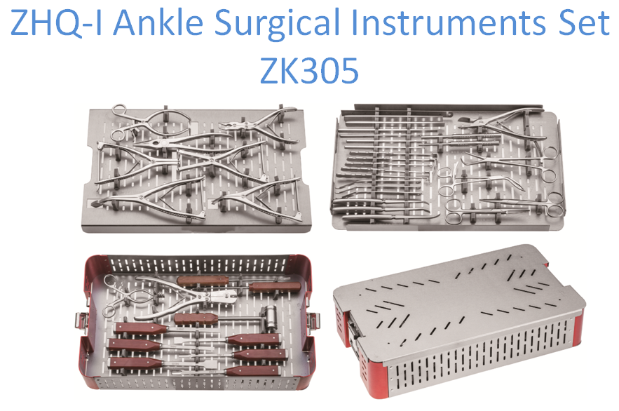 ZHQ-I Ankle Surgical Instruments Set ZK305