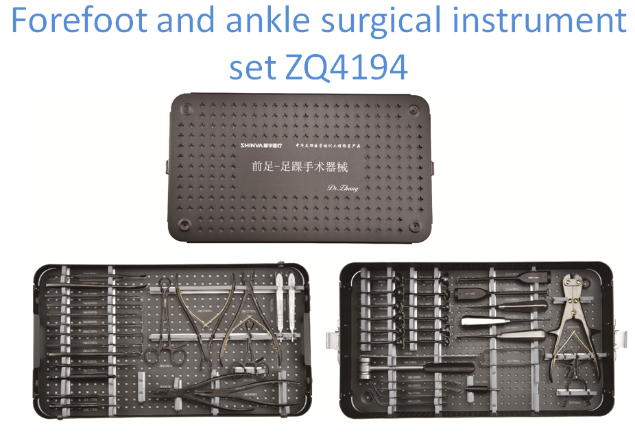 Forefoot and ankle surgical instrument set ZQ4194
