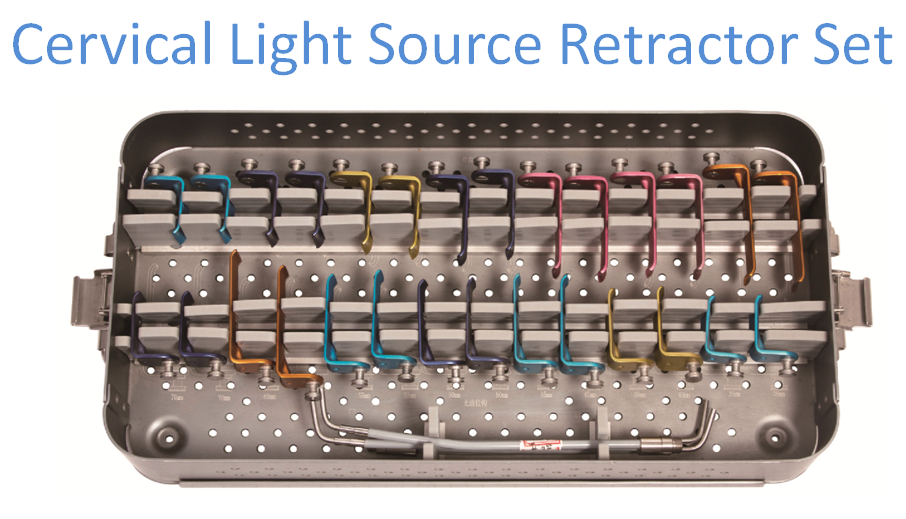 Cervical Light Source Retractor Set