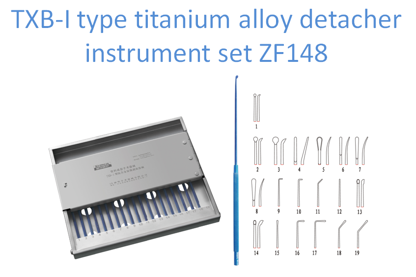 TXB-I type titanium alloy detacher instrument set ZF148