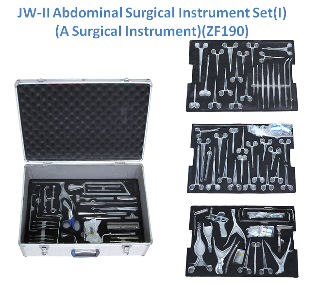 JW-II Abdominal Surgical Instrument Set I A Surgical Instrument ZF190