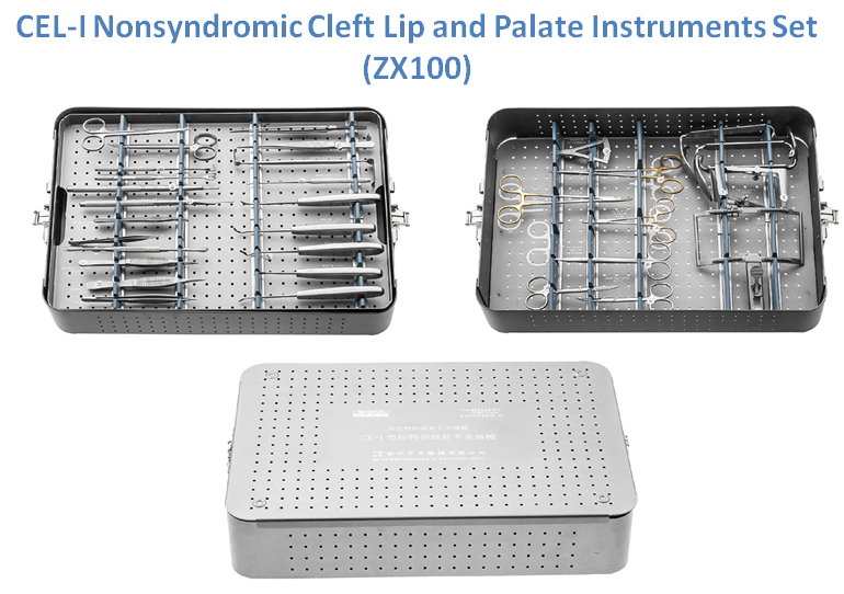 CEL-I Nonsyndromic Cleft Lip and Palate Instruments Set ZX100