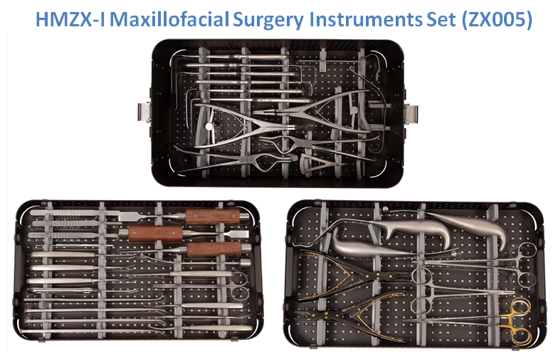 HMZX-I Maxillofacial Surgery Instruments Set ZX005