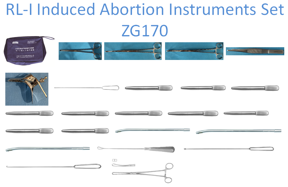 RL-I Induced Abortion Instruments Set ZG170