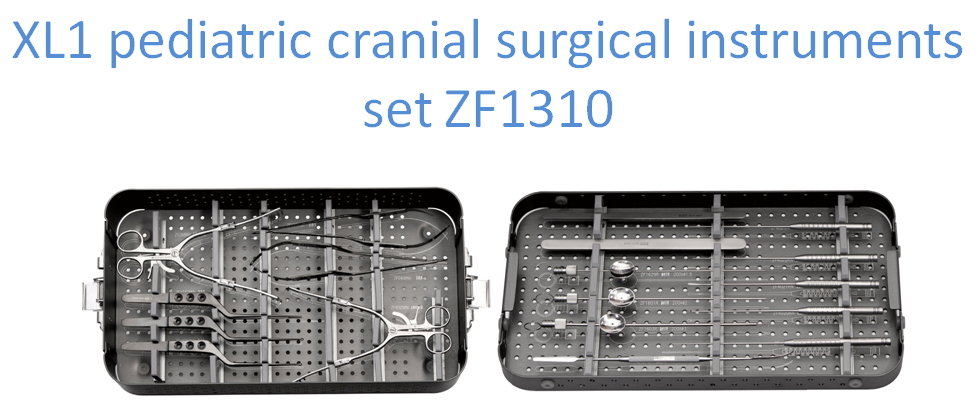 XL1 pediatric cranial surgical instruments set ZF1310