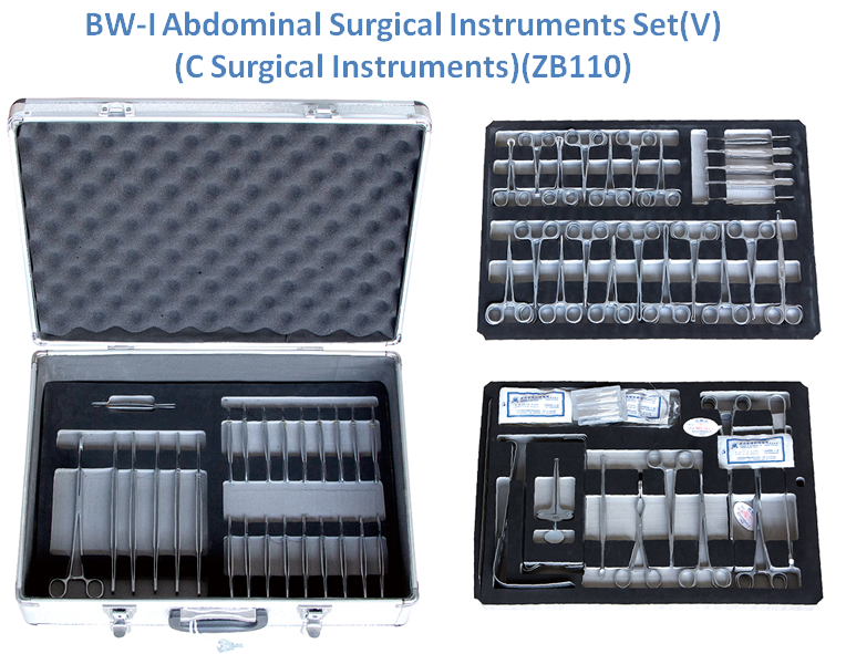 BW-I Abdominal Surgical Instruments Set V C Surgical Instruments ZB110