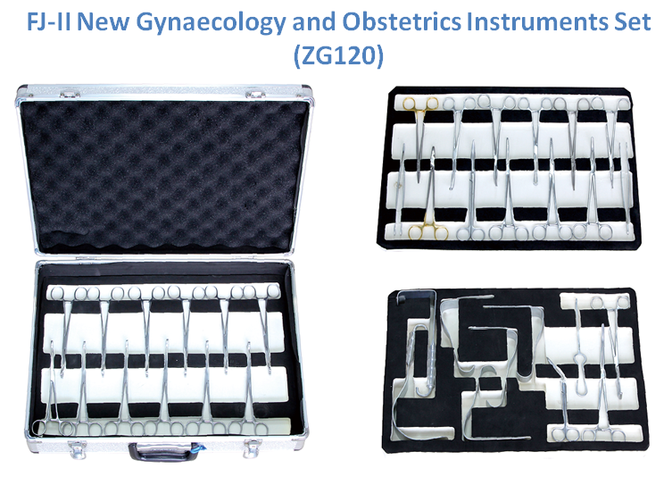FJ-II New Gynaecology and Obstetrics Instruments Set ZG120